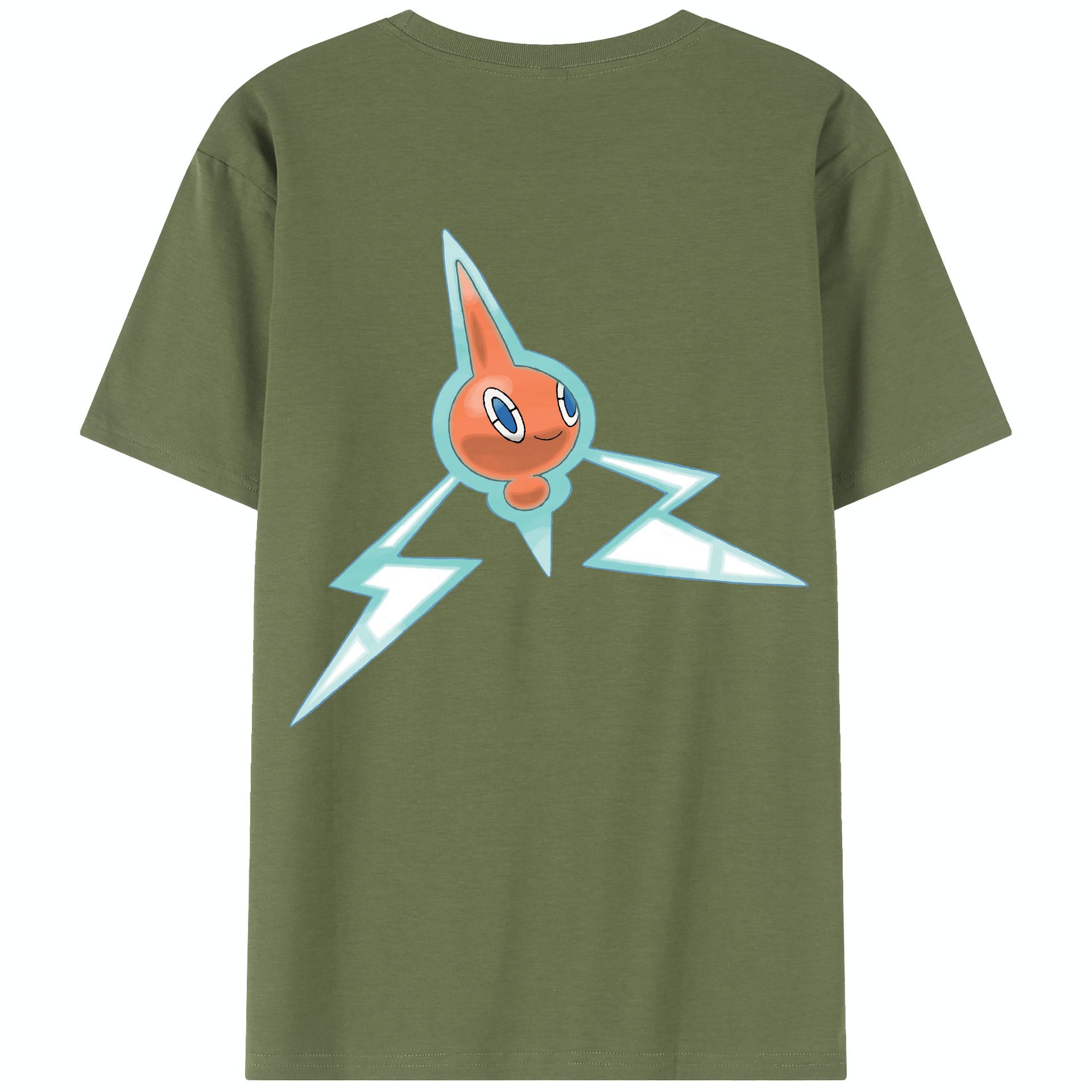 （画像用） ポケットモンスター Pokémon 綿100％半袖Tシャツ（背面プリント）